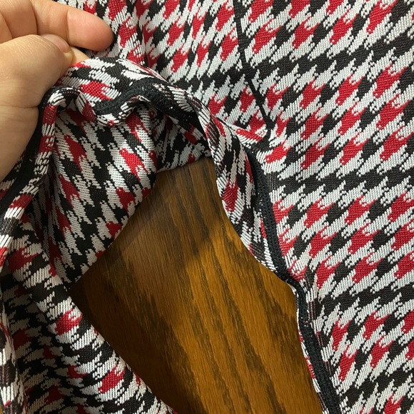 High-Waisted Seamless Check Legging Houndstooth Multi - Picture 4 of 6